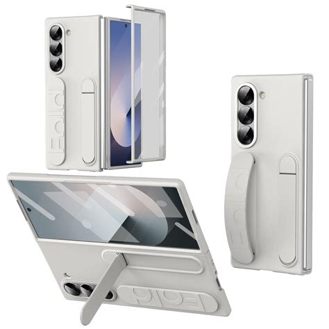 XIMAND Polycarbonate, Tempered Glass For Samsung Galaxy Z Fold 6 ...