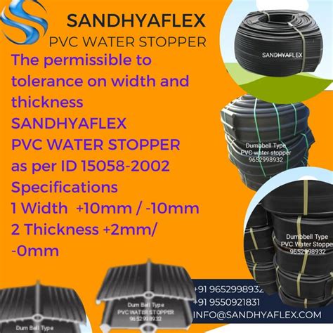 PVC Water Stopper - Bridge PVC Water Stopper Manufacturer from Hyderabad