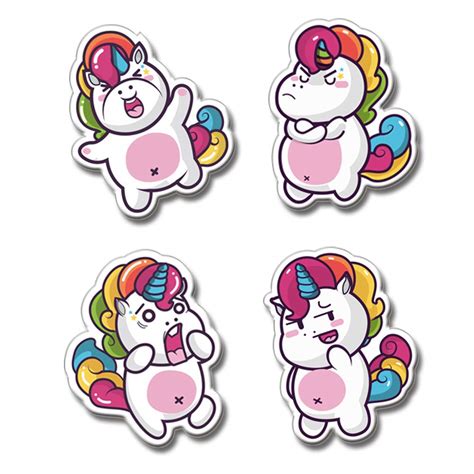 Buy Yey Fridge Magnets Refrigerator Stylish Set Cute Unicorn Design for ...