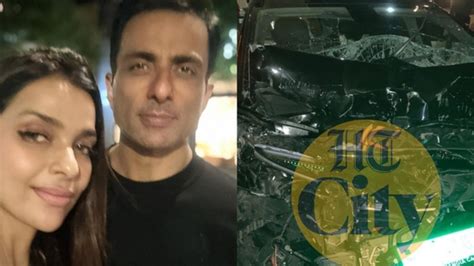 Sonu Sood’s wife Sonali Sood and nephew get injured in car crash on ...