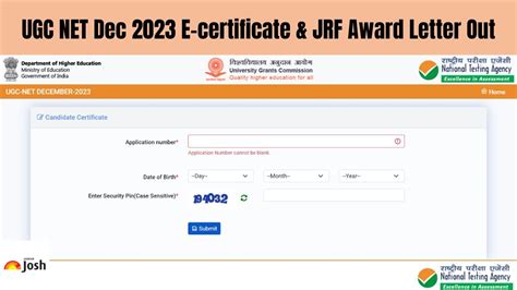 UGC NET E-Certificate December 2023 Out @ugcnet.nta.nic.in: Download ...