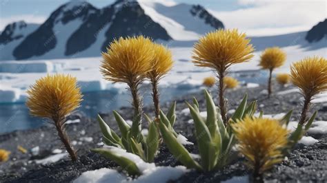 Premium AI Image | Plants at the antarctic