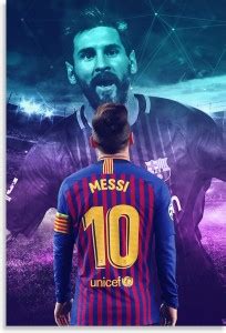 Lionel Messi Poster Print - Football Messi 10 Poster -Leo Messi Poster ...