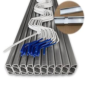 Greenhouse Lock Channel & Wiggle Wire, U-Channel & Spring Wire Bundle ...