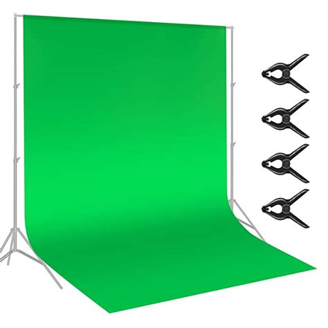 Neewer 10x12 feet/3x3.6 Meters Green Chromakey Fiber Backdrop ...