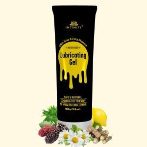 INTIMIFY Flavoured lubricant gel, Water Based Massage lube Gel For Men ...