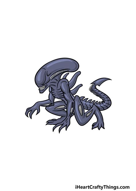 Xenomorph Drawing Tutorial 的图像结果