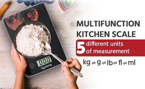 Lifelong Digital Kitchen Weighing Scale with Spoon Set & bag for ...