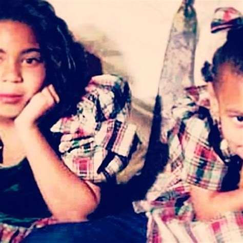 Solange And Beyonce As Kids