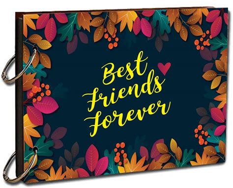 paper pebbles Best Friends Forever Leaf Border Background Scrap Book ...
