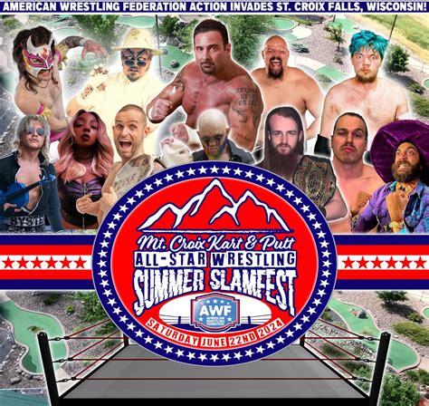 AWF LIVE PRO WRESTLING IN ST. CROIX FALLS @ MT. CROIX KART & PUTT, St ...