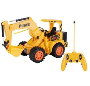 FLAME 5 Channels JCB Remote Control Excavator Simulation Electric with ...