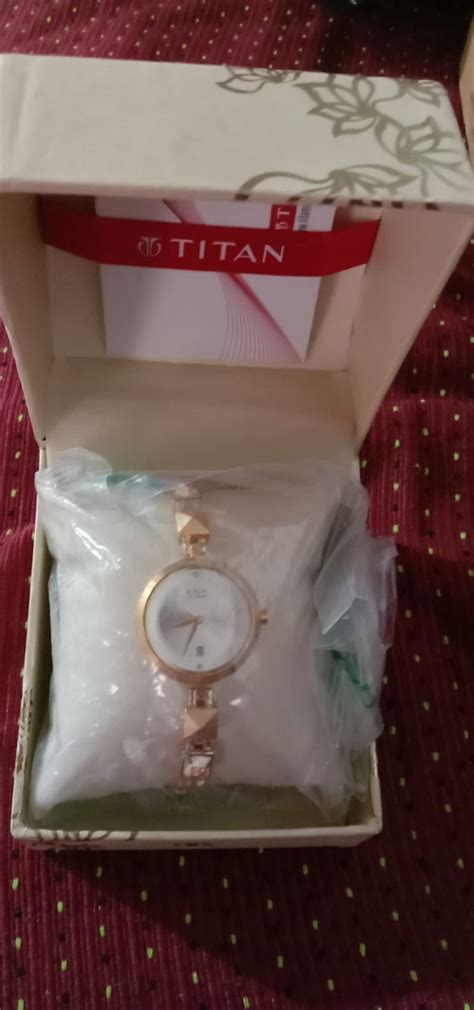 Titan Raga Viva Analog Champagne Dial Women's Watch-NL2606YM01 ...