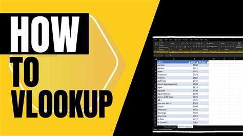 Vlookup Tutorial 的图像结果