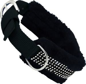 ALCAZAR Dog Neck Belt Comfy Soft Fur Padded Collar (M, Recommended for ...