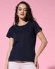 Buy Blue Tshirts for Women by THEALLCHEMY Online | Ajio.com
