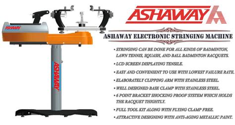 Ashaway EX-9500 Electronic Stringing Machine - Best Price in India | P ...