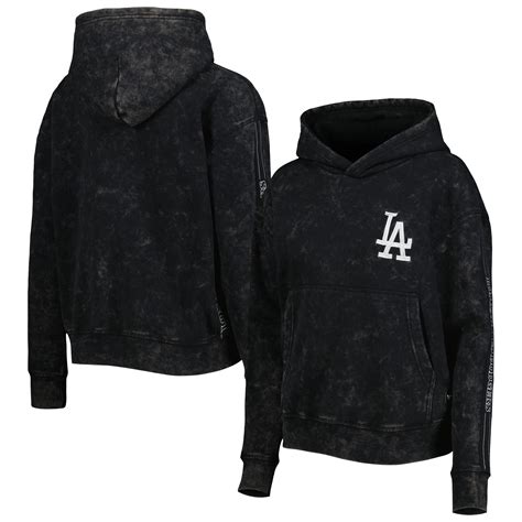 Women's Los Angeles Dodgers The Wild Collective Black Marble Pullover ...
