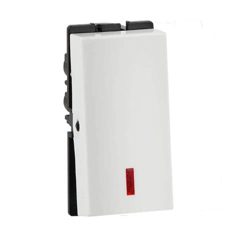 Havells Crabtree Fabio Classic White DP Switch 32 A, 1 Module, With ...