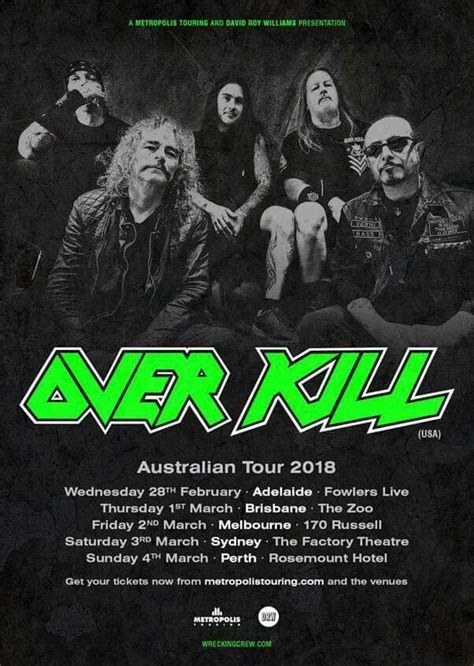 Image result for Overkill Concerts