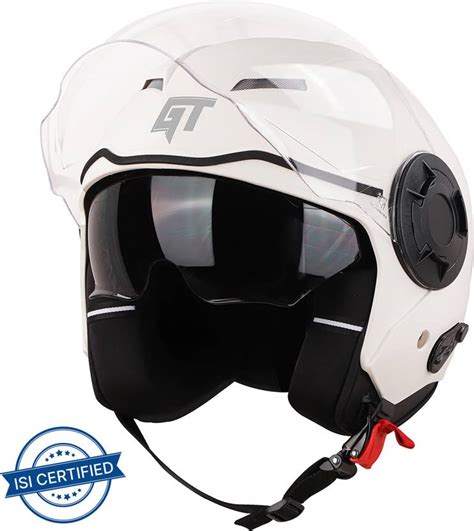 Steelbird GT Dashing ISI Certified Open Face Helmet for Men & Women ...