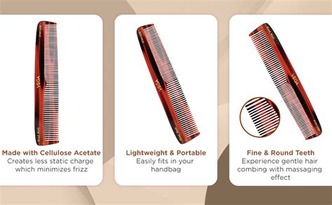 Buy Vega Handcrafted Graduated Dressing Comb for Men & Women ...
