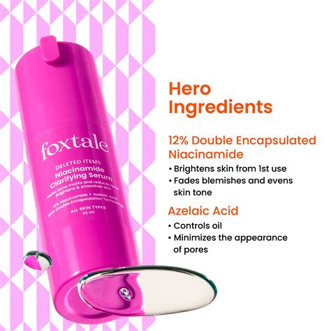 12% Niacinamide Face Serum with Azelaic Acid (30ml) – Foxtale