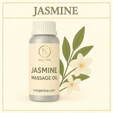 Natural Jasmine Massage Oil for Body Relaxation | RV Organica