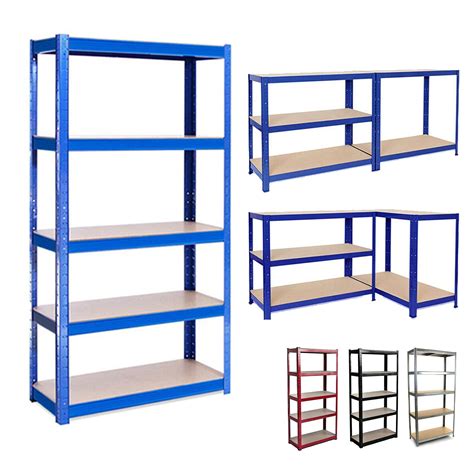 Dayplus Heavy Duty 5 Tier Boltless Garage Shelving Unit Shed ...