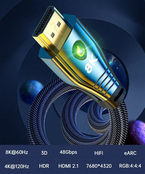 Buy LED - HD Fibre Optic 8K / 4K HDMI Cable HDR For LG OLED TV, Samsung ...