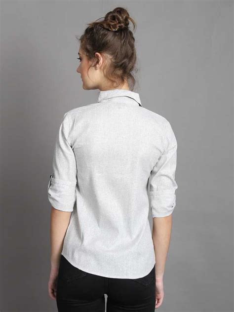 TANDUL Women Regular Fit Self Design Casual Shirt