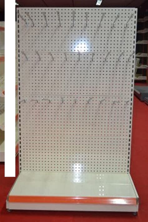 Lukia Perforated Display Rack For Supermarket Size 90 * 45 * 190cm 1 ...