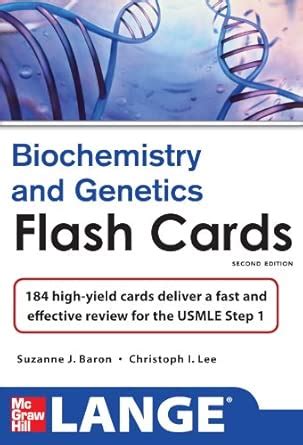 Buy Lange Biochemistry and Genetics Flash Cards 2/E (LANGE FlashCards ...