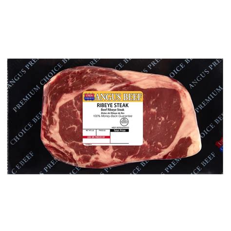 Ribeye Steak, Choice Angus Beef, 1 per Package, Fresh, 0.9 - 1.6 lb ...