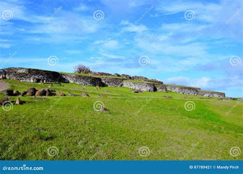 Orongo Village stock image. Image of ancient, pacific - 87789421
