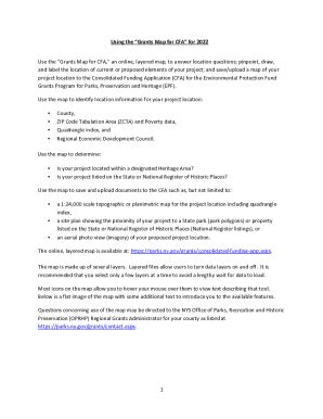 Fillable Online parks ny Using the Grants Map for CFA (pdf) - NY.gov ...
