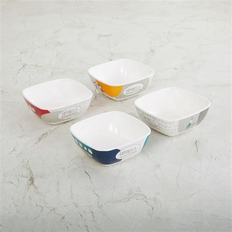 Buy Melina Aleka Happiness Set of 4 Snack Bowl - 500 ml from Home ...