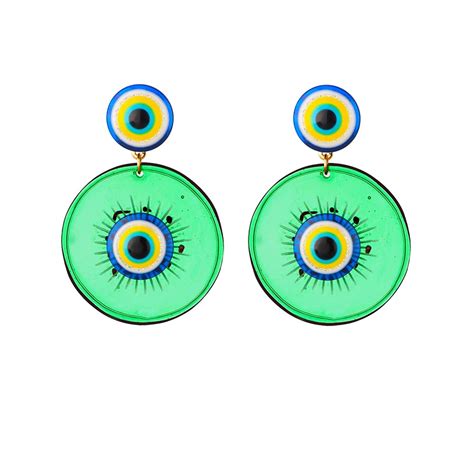 Buy Evil Eye Drop Earrings for Women | Lightweight & Stylish ...