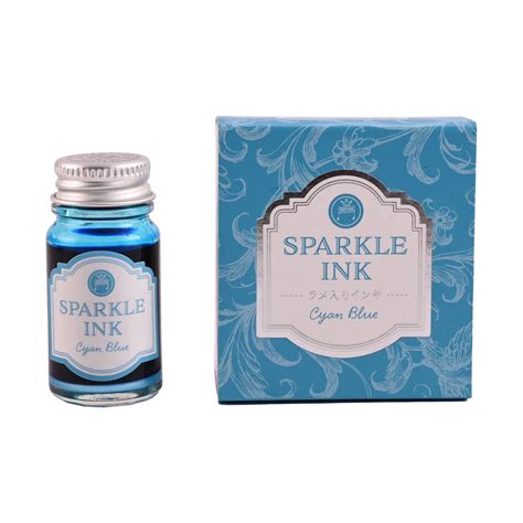 Teranishi Sparkle Cyan Blue Ink | Dip Pen Ink Bottle | Teranishi – Makoba