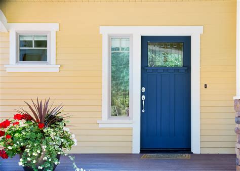 What Color Front Door Looks Good With Blue House at Lorenzo Marrs blog