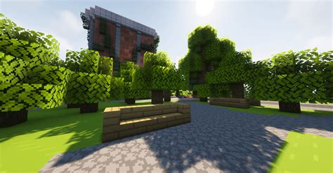 Image result for Park Build Tutorial Minecraft