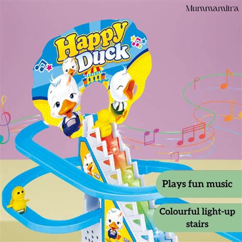 QuackTrack™ -Climbing Duck Parade Interactive Music & Lights – MummaMitra