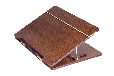 READAT Wooden Laptop Stand Table Top Desk Organizer for Writing ...