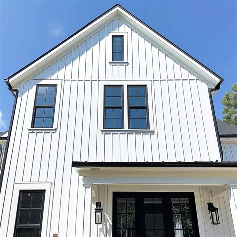 25+ White Board and Batten Exteriors That Prove Minimalism is the New ...