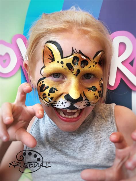 Leopard face paint | Face painting, Leopard face paint, Face painting ...