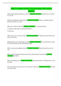 DMV Permit Questions 的图像结果