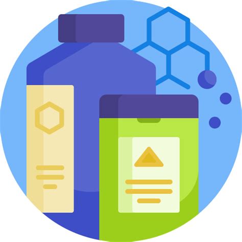 Produtos químicos - ícones de saúde e médico grátis