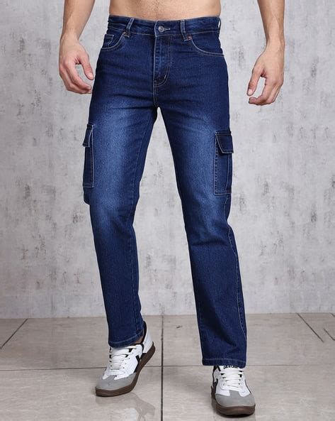Buy Dark Blue Jeans for Men by Shein Online | sheinindia.in