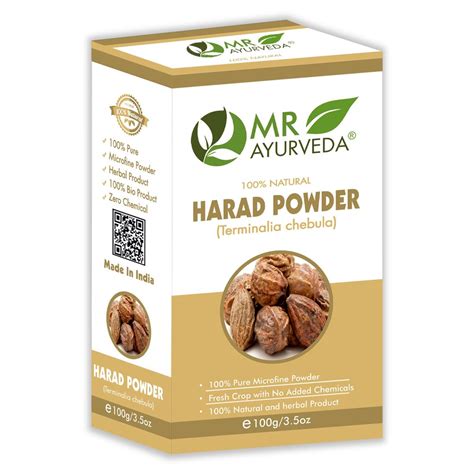 MR Ayurveda Harad Powder (Terminalia Chebula) | 100% Pure Herbal Powder ...