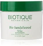 Biotique Bio Sandalwood Face & Body Sun Cream Spf 50 Uva/Uvb Sunscreen ...